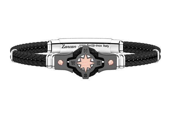 Bracelet Zancan Man Eternity Titanium in Titanium ETB169R-NE - ETB169R-NE